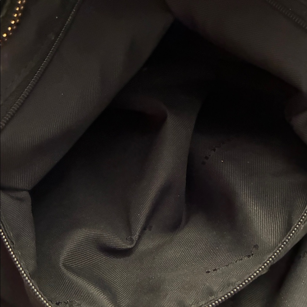 Coach (REHAB Project) Black Tote with Gold Accents READ FULL Description - Picture 11 of 13